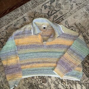 Universal Thread Striped Multicolor Women's Sweater